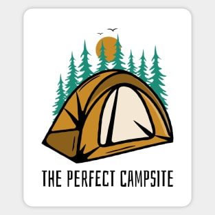 The Perfect Campsite Sticker